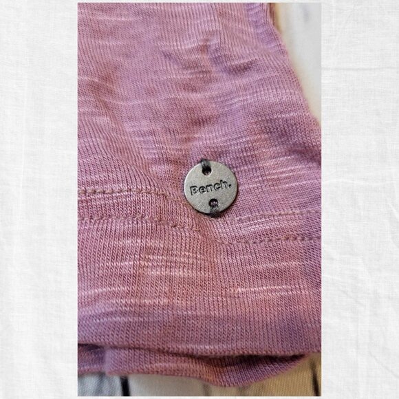 NWT Bench Women's Soft Pink Casual Comfort T-Shirt - Size S #6 - Picture 4 of 5